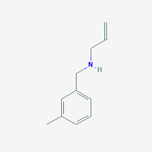 molecular formula C11H15N B3074263 [(3-Methylphenyl)methyl](prop-2-en-1-yl)amine CAS No. 1019537-23-5