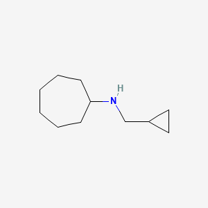 molecular formula C11H21N B3074280 N-(cyclopropylmethyl)cycloheptanamine CAS No. 1019538-94-3