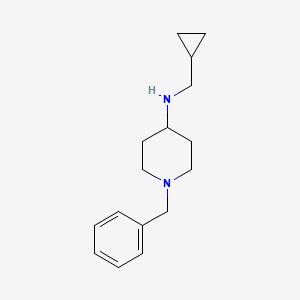 molecular formula C16H24N2 B3074371 1-benzyl-N-(cyclopropylmethyl)piperidin-4-amine CAS No. 1019611-53-0