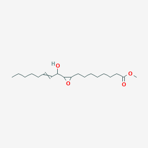 molecular formula C19H34O4 B3074519 Methyl 8-[3-(1-hydroxyoct-2-EN-1-YL)oxiran-2-YL]octanoate CAS No. 102053-72-5