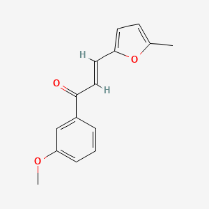 (2E)-1-(3-Methoxyphenyl)-3-(5-methylfuran-2-yl)prop-2-en-1-one