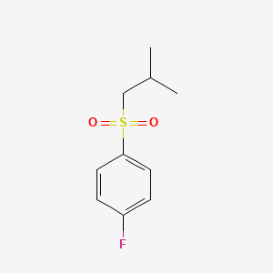 1-Fluoro-4-(2-methylpropane-1-sulfonyl)benzene