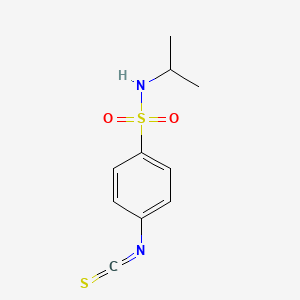 molecular formula C10H12N2O2S2 B3074551 N-isopropyl-4-isothiocyanatobenzenesulfonamide CAS No. 102074-74-8