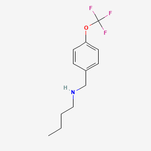 Butyl({[4-(trifluoromethoxy)phenyl]methyl})amine