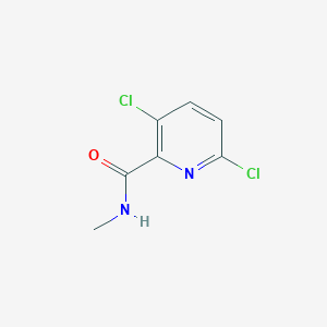 molecular formula C7H6Cl2N2O B3074627 3,6-dichloro-N-methylpyridine-2-carboxamide CAS No. 1021077-12-2