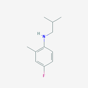 Benzenamine, 4-fluoro-2-methyl-N-(2-methylpropyl)-