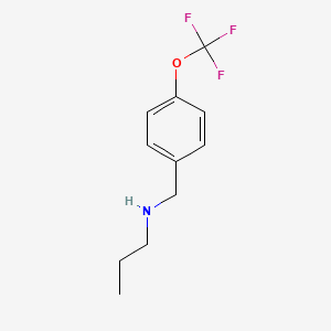 Propyl({[4-(trifluoromethoxy)phenyl]methyl})amine