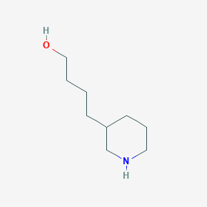 4-(Piperidin-3-yl)butan-1-ol