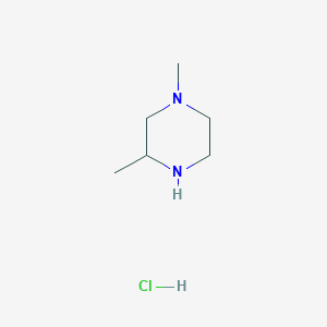 molecular formula C6H15ClN2 B3074717 1,3-Dimethylpiperazine hydrochloride CAS No. 1022094-05-8