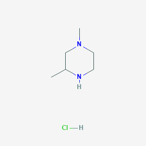 molecular formula C6H15ClN2 B3074717 1,3-二甲基哌嗪盐酸盐 CAS No. 1022094-05-8