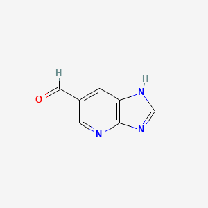 B3074730 3h-Imidazo[4,5-b]pyridine-6-carbaldehyde CAS No. 1022158-38-8