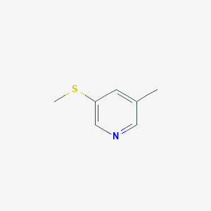 molecular formula C7H9NS B3074748 3-Methyl-5-methylsulfanylpyridine CAS No. 1022658-35-0
