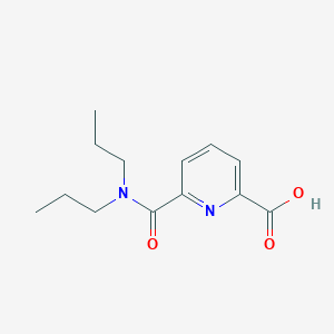 molecular formula C13H18N2O3 B3074752 6-(二丙基氨基羰基)吡啶-2-甲酸 CAS No. 1022893-11-3