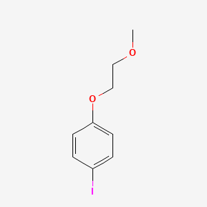 molecular formula C9H11IO2 B3074756 1-Iodo-4-(2-methoxyethoxy)benzene CAS No. 102293-99-2