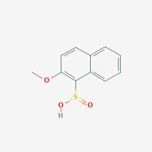 molecular formula C11H10O3S B3074785 2-methoxynaphthalene-1-sulfinic Acid CAS No. 102333-50-6