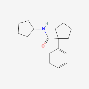 N-cyclopentyl-1-phenylcyclopentane-1-carboxamide