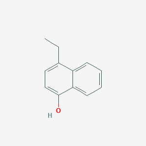 molecular formula C12H12O B3074860 4-Ethyl-1-naphthol CAS No. 10240-09-2