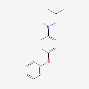 molecular formula C16H19NO B3074888 N-Isobutyl-4-phenoxyaniline CAS No. 1024240-71-8