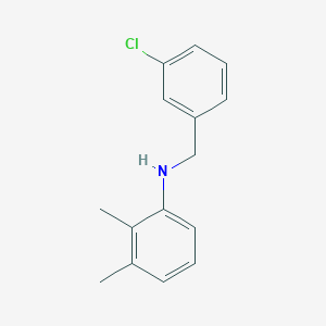 molecular formula C15H16ClN B3074898 N-(3-Chlorobenzyl)-2,3-dimethylaniline CAS No. 1024246-91-0