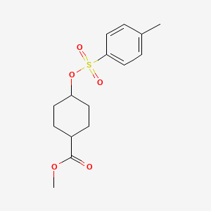 molecular formula C15H20O5S B3074927 4-(甲苯磺酰氧基)环己烷甲酸甲酯 CAS No. 102437-03-6