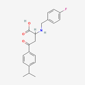 2-[(4-Fluorobenzyl)amino]-4-(4-isopropylphenyl)-4-oxobutanoic acid