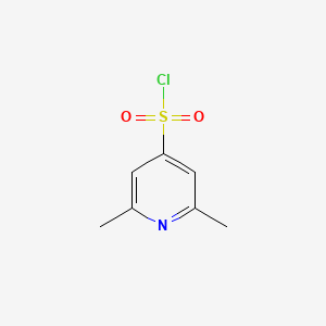 molecular formula C7H8ClNO2S B3075020 2,6-Dimethylpyridine-4-sulfonyl chloride CAS No. 1025509-76-5