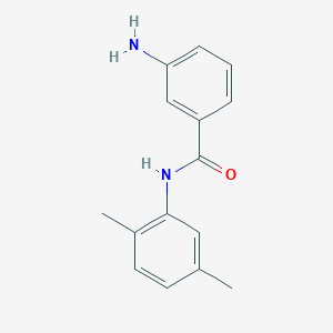 molecular formula C15H16N2O B3075129 3-Amino-N-(2,5-dimethylphenyl)benzamide CAS No. 102630-88-6