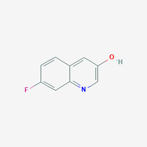 molecular formula C9H6FNO B3075141 7-氟喹啉-3-醇 CAS No. 1026622-90-1