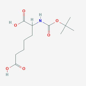 molecular formula C12H21NO6 B3075183 Boc-DL-2-氨基庚二酸 CAS No. 1027776-55-1