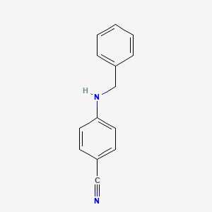 molecular formula C14H12N2 B3075195 4-(Benzylamino)benzonitrile CAS No. 10282-32-3