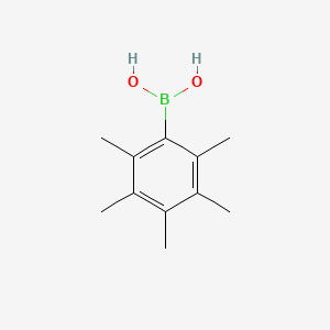 molecular formula C11H17BO2 B3075196 2,3,4,5,6-五甲基苯硼酸 CAS No. 1028205-76-6