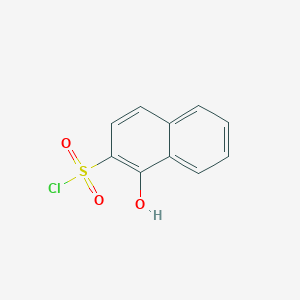 molecular formula C10H7ClO3S B3075256 1-Hydroxynaphthalene-2-sulfonyl chloride CAS No. 102879-07-2