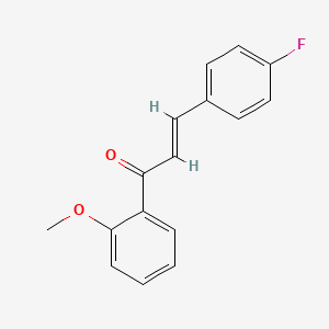 (2E)-3-(4-Fluorophenyl)-1-(2-methoxyphenyl)prop-2-en-1-one