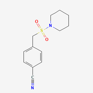 4-[(Piperidine-1-sulfonyl)methyl]benzonitrile