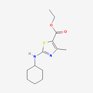 Ethyl 2-(cyclohexylamino)-4-methyl-1,3-thiazole-5-carboxylate