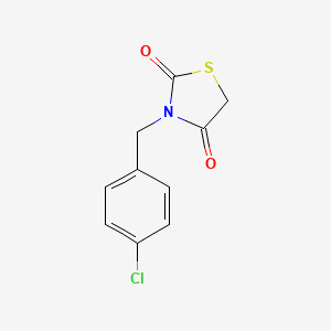 3-[(4-Chlorophenyl)methyl]-1,3-thiazolidine-2,4-dione