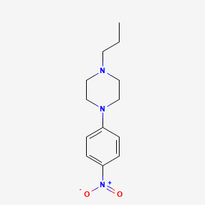 molecular formula C13H19N3O2 B3075455 1-(4-Nitrophenyl)-4-propylpiperazine CAS No. 1030627-12-3