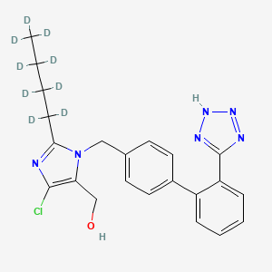 molecular formula C22H23ClN6O B3075470 Losartan-d9 CAS No. 1030937-18-8