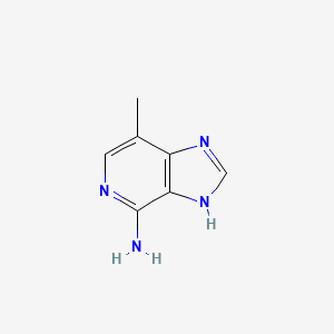 molecular formula C7H8N4 B3075504 7-methyl-3H-imidazo[4,5-c]pyridin-4-amine CAS No. 1031750-29-4