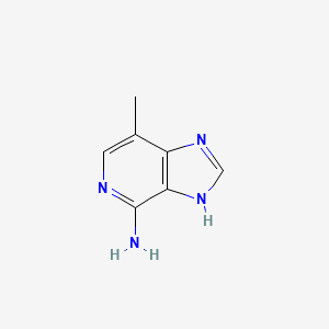 molecular formula C7H8N4 B3075504 7-Methyl-1H-imidazo[4,5-c]pyridin-4-amine CAS No. 1031750-29-4