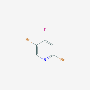 molecular formula C5H2Br2FN B3075622 2,5-二溴-4-氟吡啶 CAS No. 1033203-46-1