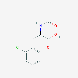 molecular formula C11H12ClNO3 B3075742 (S)-N-acetyl-o-chlorophenylalanine CAS No. 103522-34-5