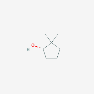 molecular formula C7H14O B3075748 2,2-二甲基环戊醇，(S)- CAS No. 103532-77-0