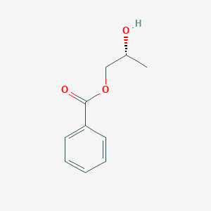 molecular formula C10H12O3 B3075756 (R)-2-Hydroxypropyl benzoate CAS No. 103548-13-6