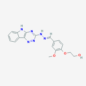 4-(2-hydroxyethoxy)-3-methoxybenzaldehyde 5H-[1,2,4]triazino[5,6-b]indol-3-ylhydrazone