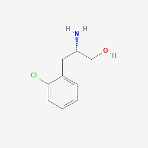 molecular formula C9H12ClNO B3075809 (2S)-2-Amino-3-(2-chlorophenyl)propan-1-OL CAS No. 103616-91-7