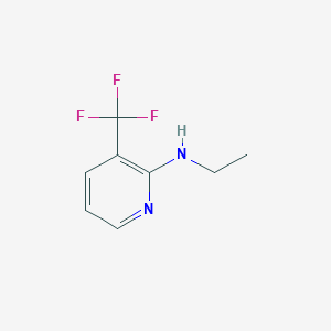 molecular formula C8H9F3N2 B3075835 N-乙基-3-(三氟甲基)吡啶-2-胺 CAS No. 1036492-27-9
