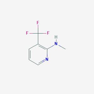 molecular formula C7H7F3N2 B3075881 N-methyl-3-(trifluoromethyl)pyridin-2-amine CAS No. 1036584-14-1