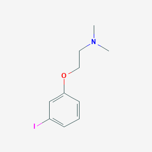molecular formula C10H14INO B3075974 2-(3-iodophenoxy)-N,N-dimethylethanamine CAS No. 103808-65-7