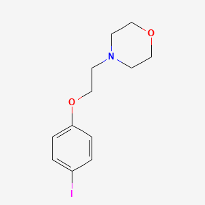 molecular formula C12H16INO2 B3075981 4-[2-(4-Iodophenoxy)ethyl]morpholine CAS No. 103808-71-5